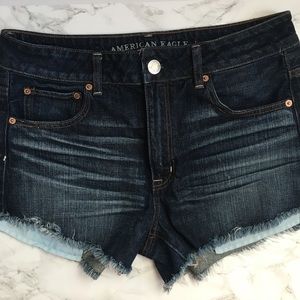 American Eagle Hi Rise Festival Jean Shorts